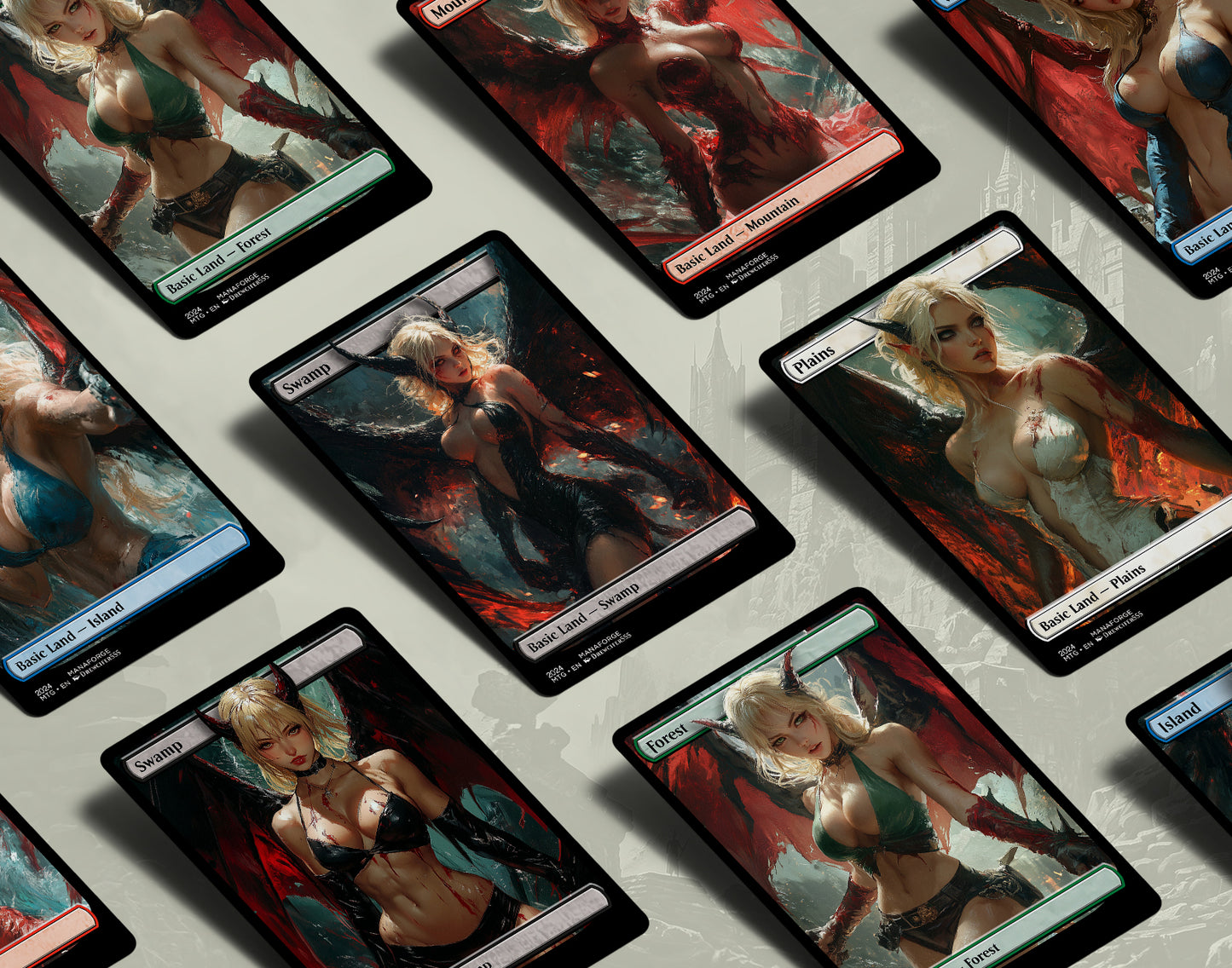 Demon Dolls Basic Lands – Vol II