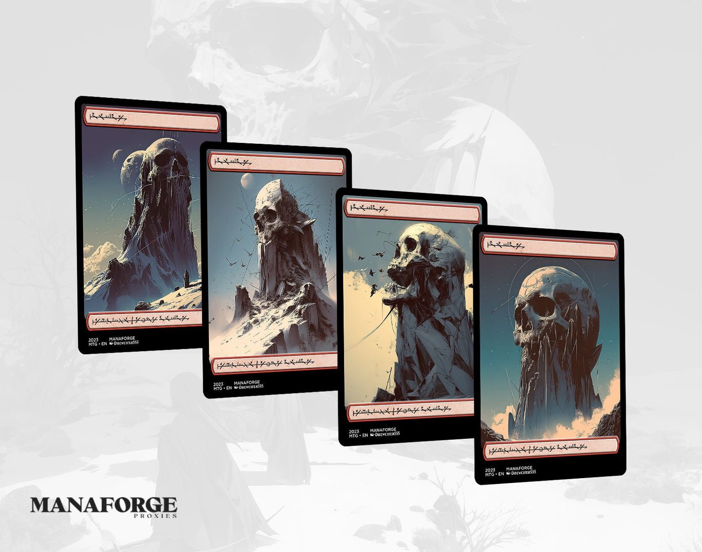 Deathcore Basic Lands - Vol I