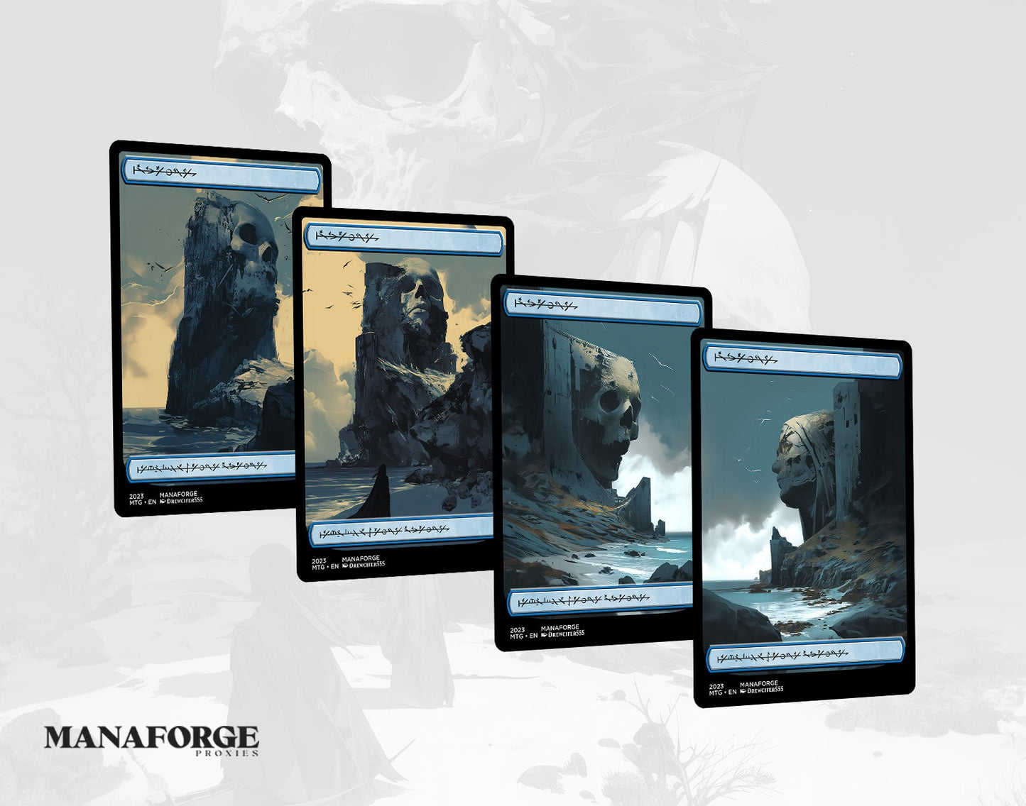 Deathcore Basic Lands - Vol I