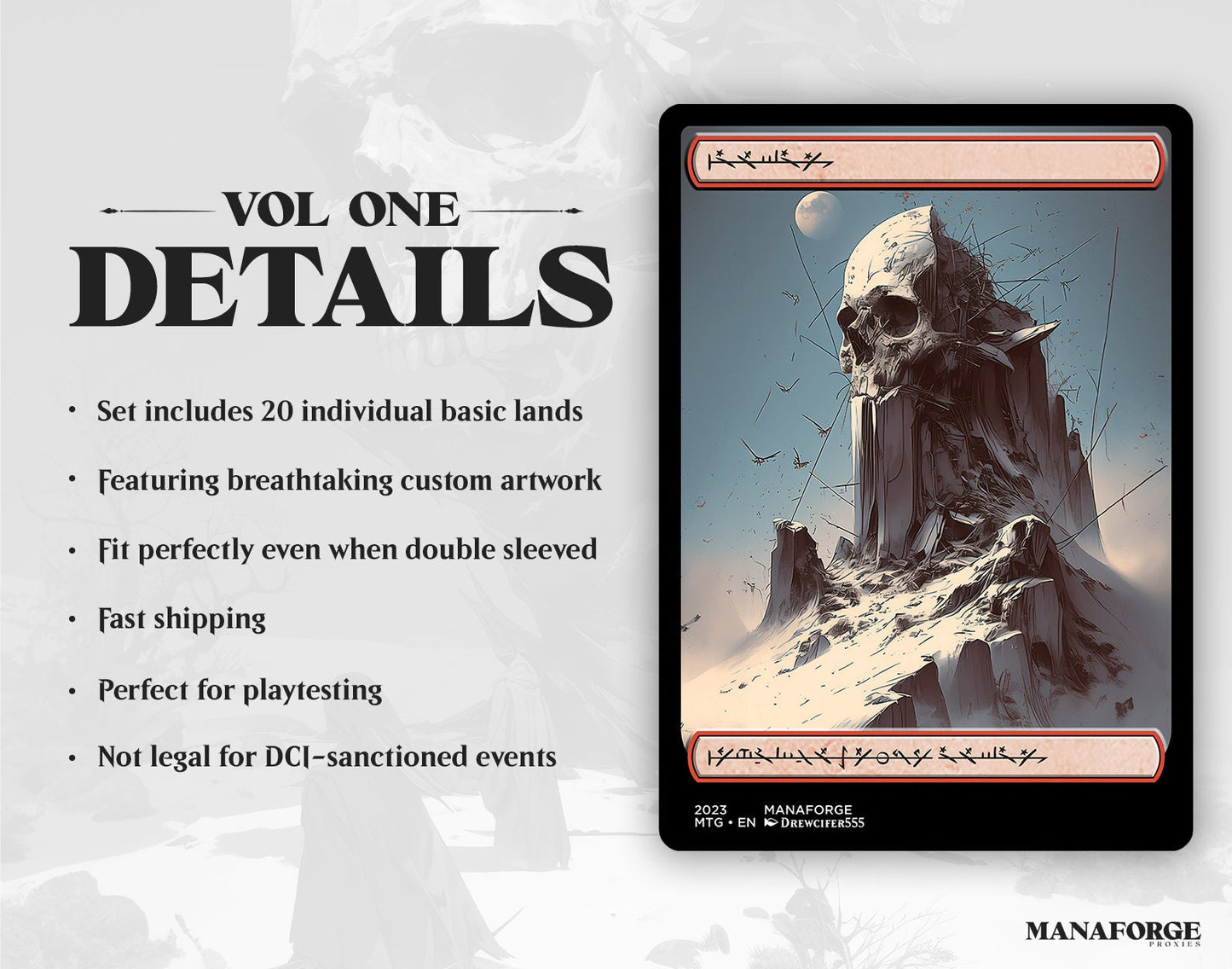 Deathcore Basic Lands - Vol I