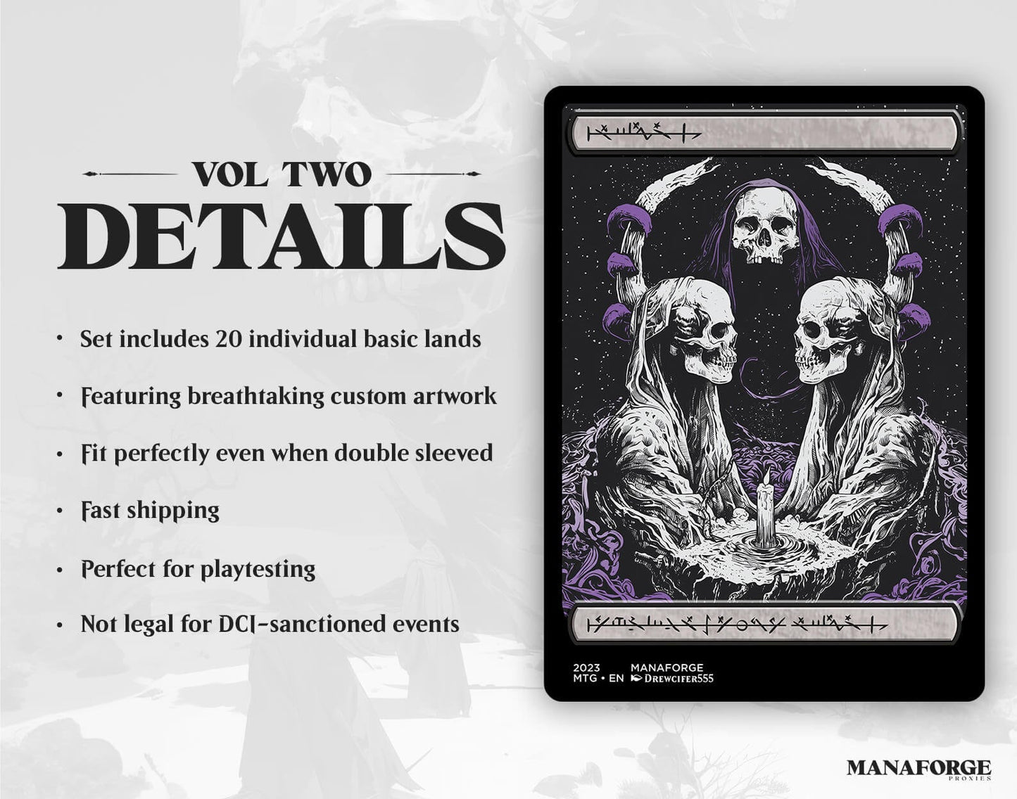 Deathcore Basic Lands - Vol II