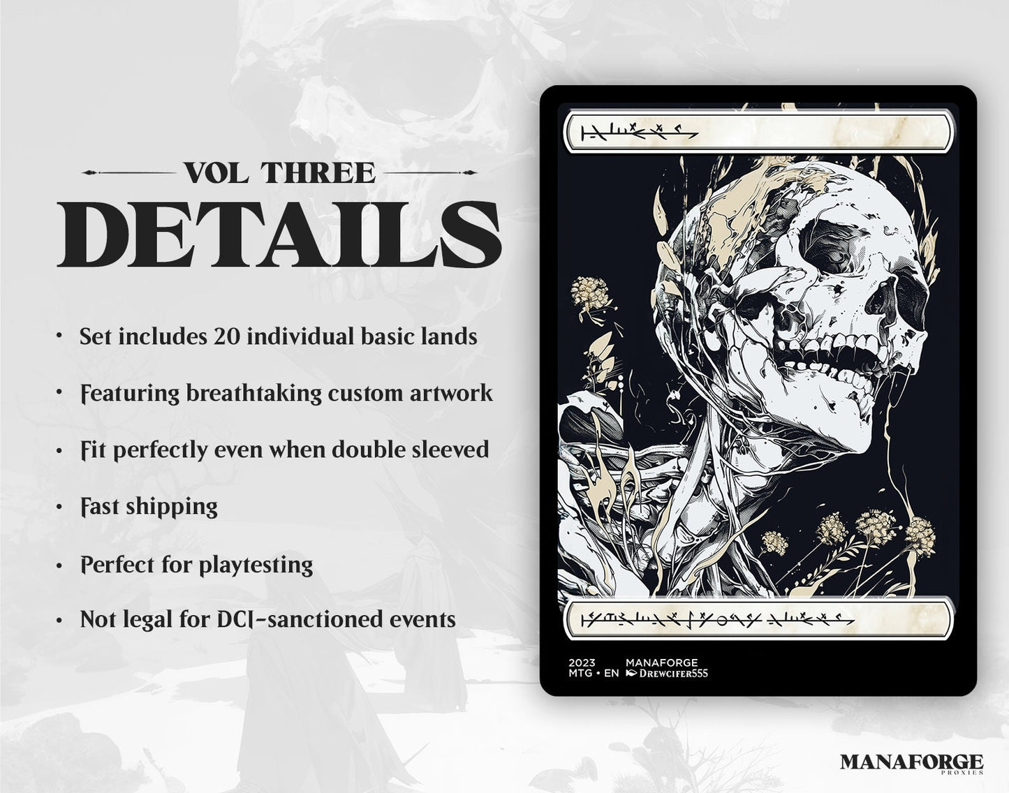 Deathcore Basic Lands - Vol III