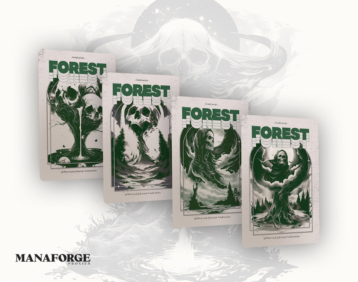 Deathcore Basic Lands - Vol IV