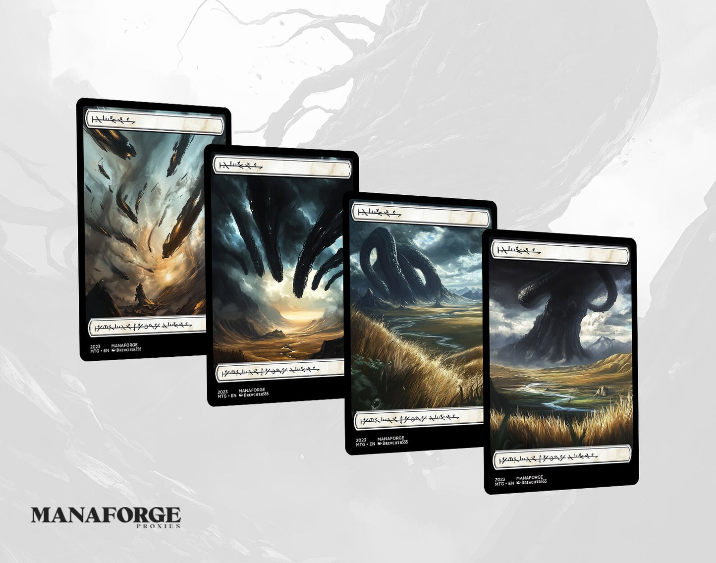 Cosmic Horror Basic Lands - Vol I