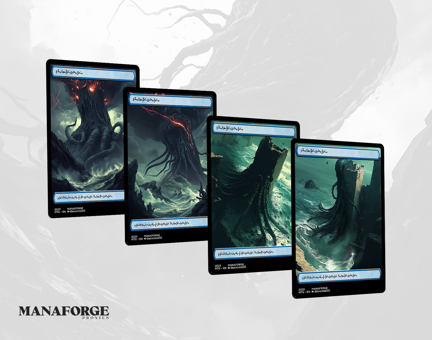 Cosmic Horror Basic Lands - Vol I