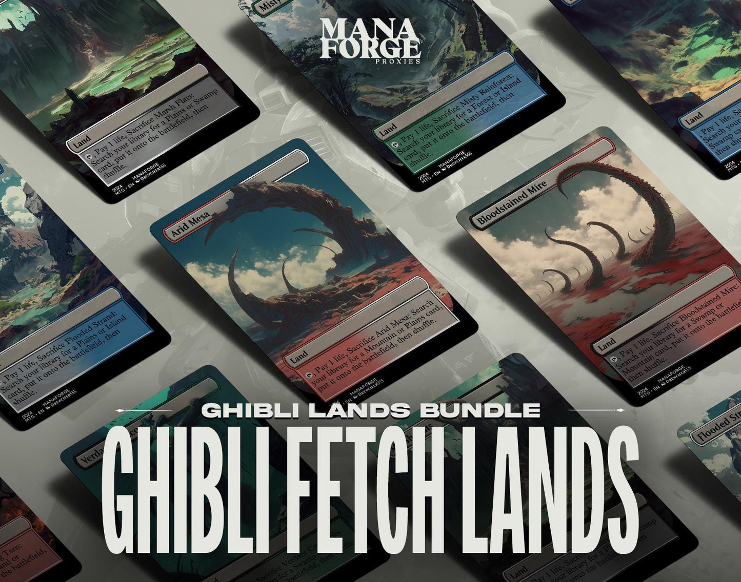 Studio Ghibli Fetch Lands - Vol I