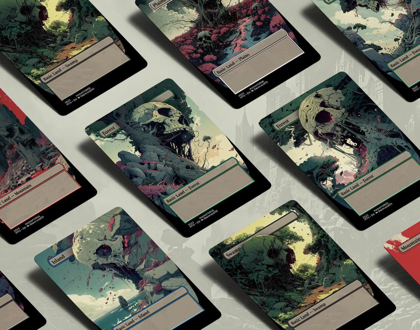 Deathcore Basic Lands - Vol V