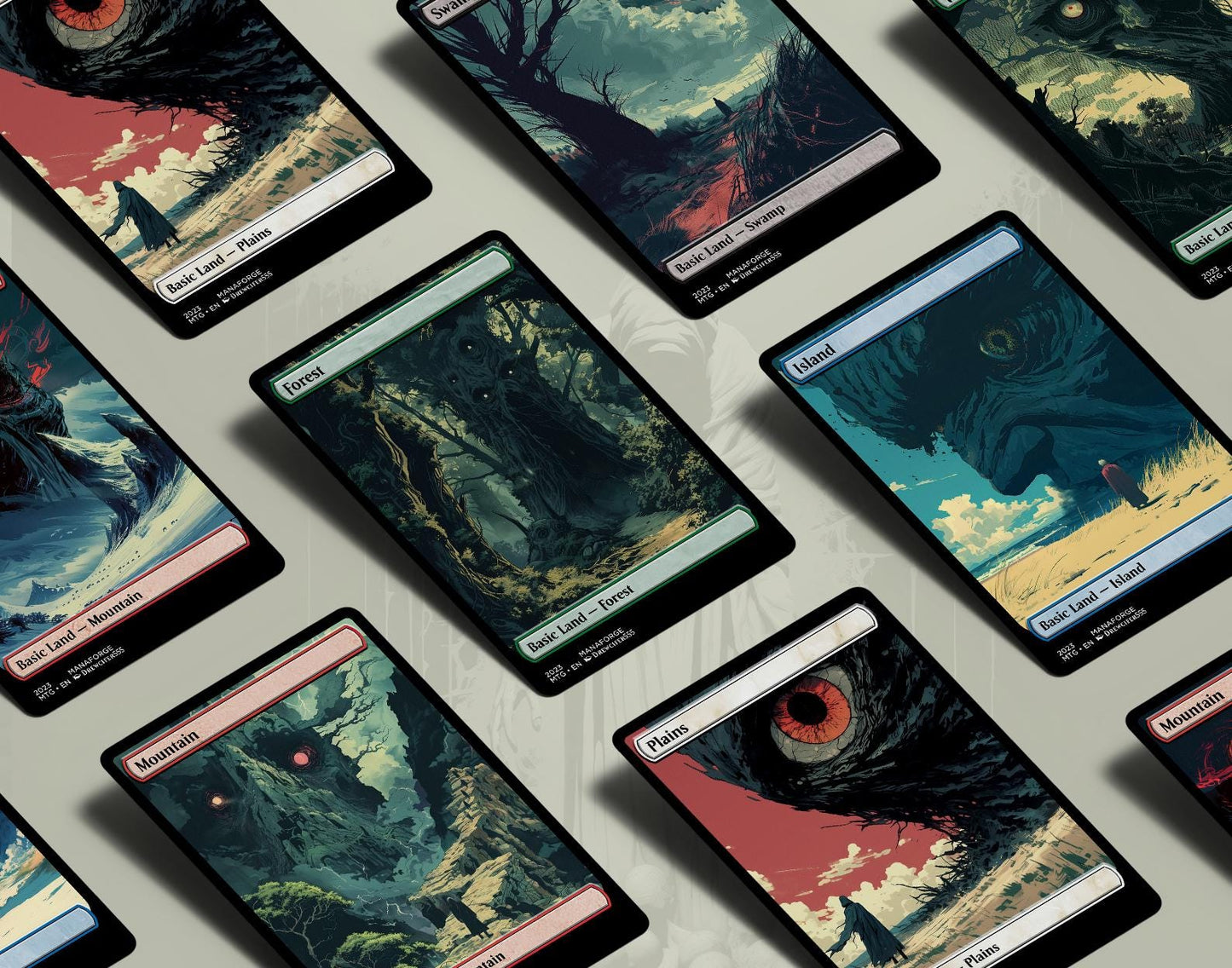 The Watchers Basic Lands - Vol I