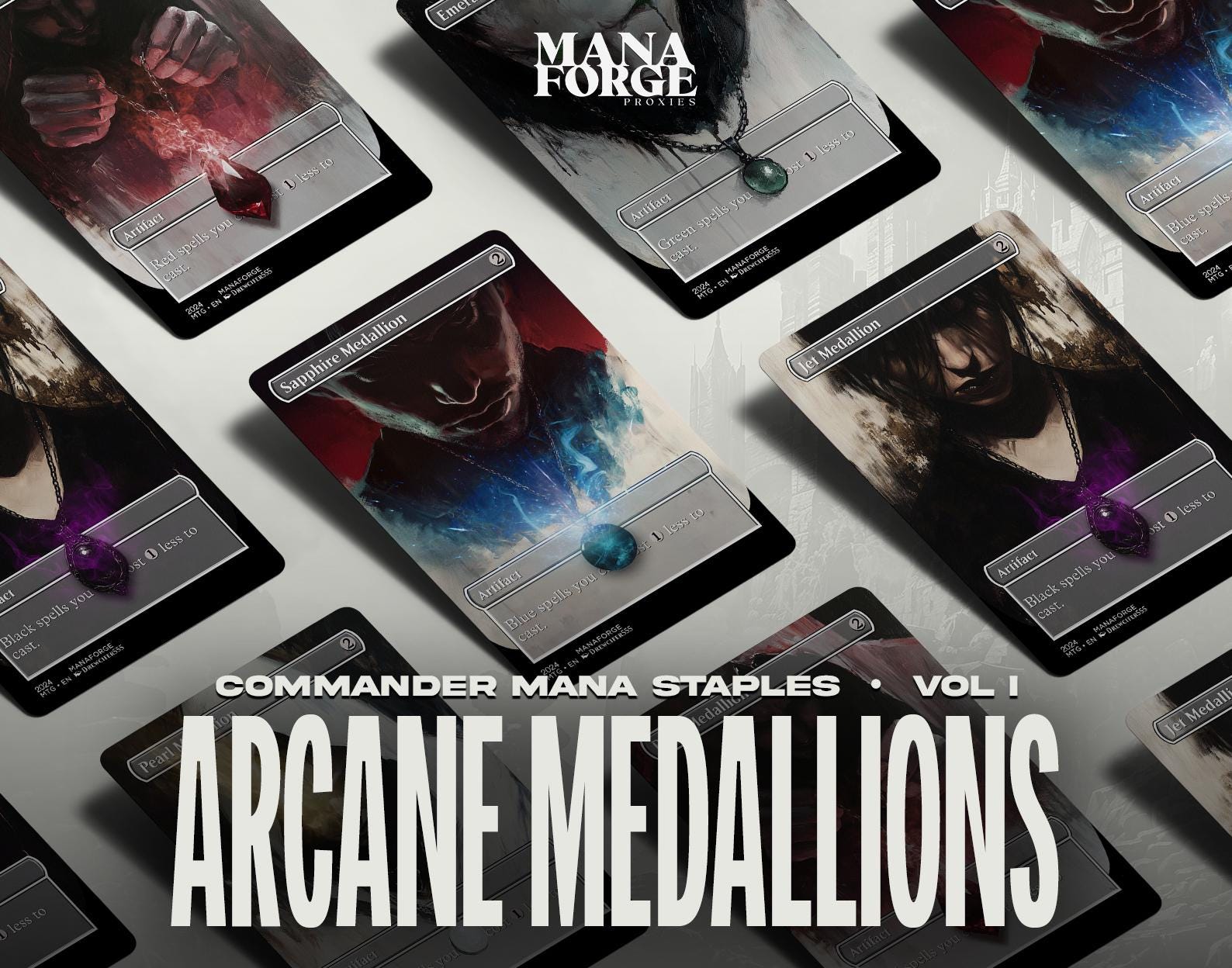 Arcane Medallions Mana Ramp - Vol I | MTG Proxy Cards ManaForge Proxies Arcane Medallions Mana Ramp - Vol I | MTG Proxy Cards ManaForge Proxies