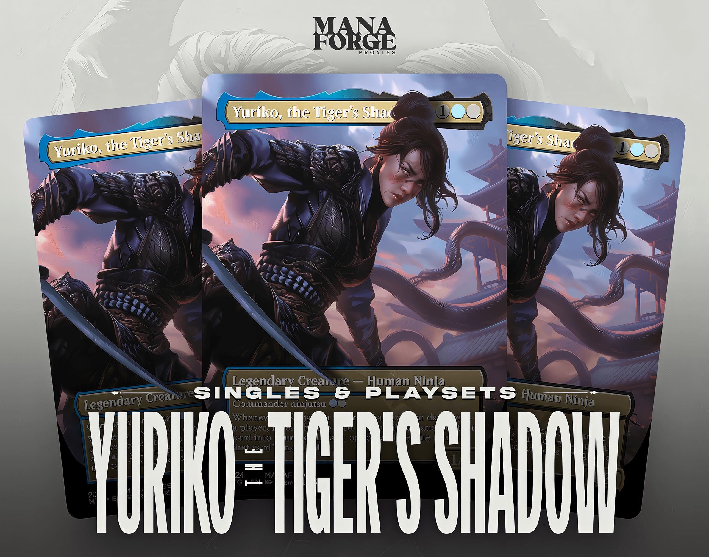 Yuriko, the Tiger's Shadow | Custom MTG Proxy ManaForge Proxies Yuriko, the Tiger's Shadow | Custom MTG Proxy ManaForge Proxies