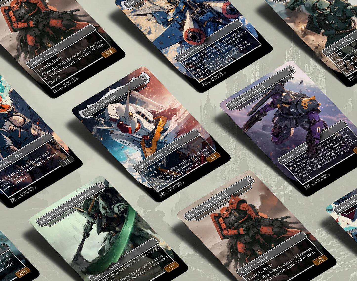 Gundam Hangar – Gundam Themed Vehicle Staples Volume One | Custom MTG Proxies for Commander
