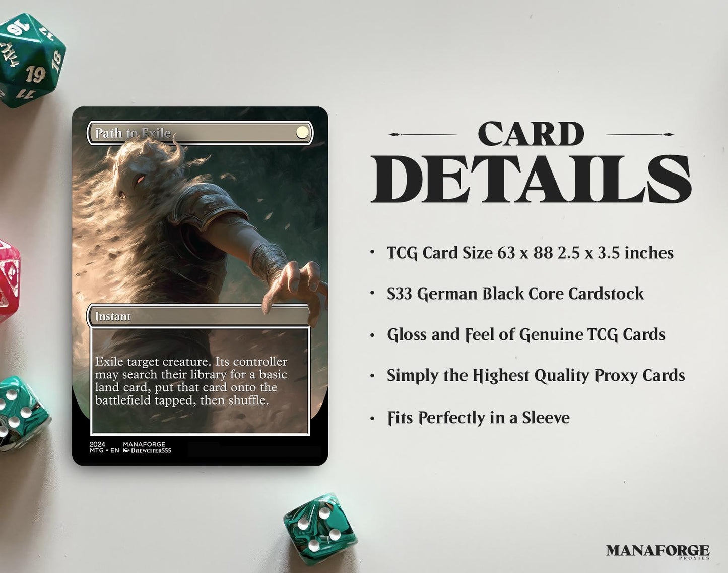 EDH White Staples Proxy Set Vol. 1 | Borderless Full Art MTG Commander Essentials (Akroma’s Will, Archangel of Thune, Wrath of God & More)