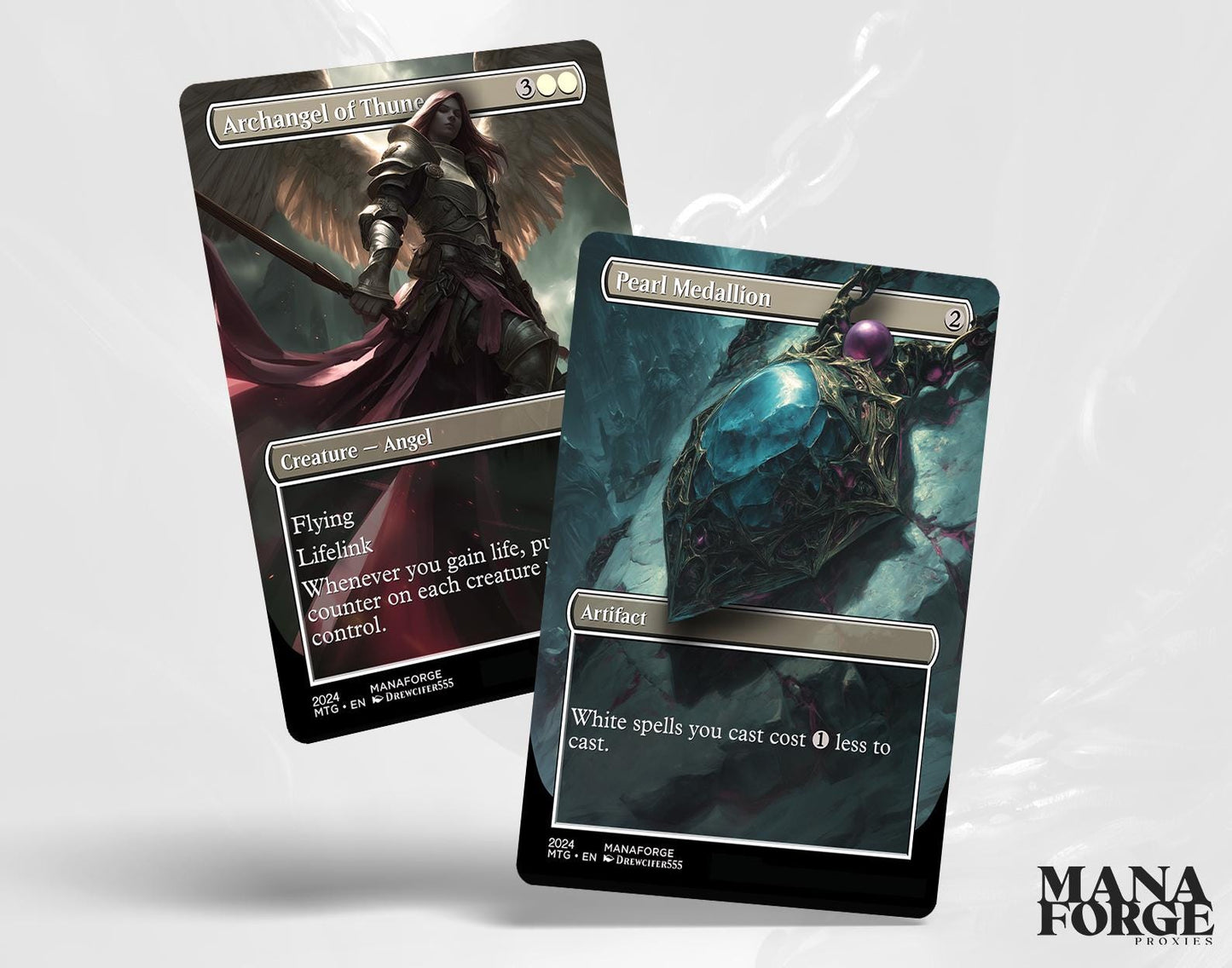 EDH White Staples Proxy Set Vol. 1 | Borderless Full Art MTG Commander Essentials (Akroma’s Will, Archangel of Thune, Wrath of God & More)