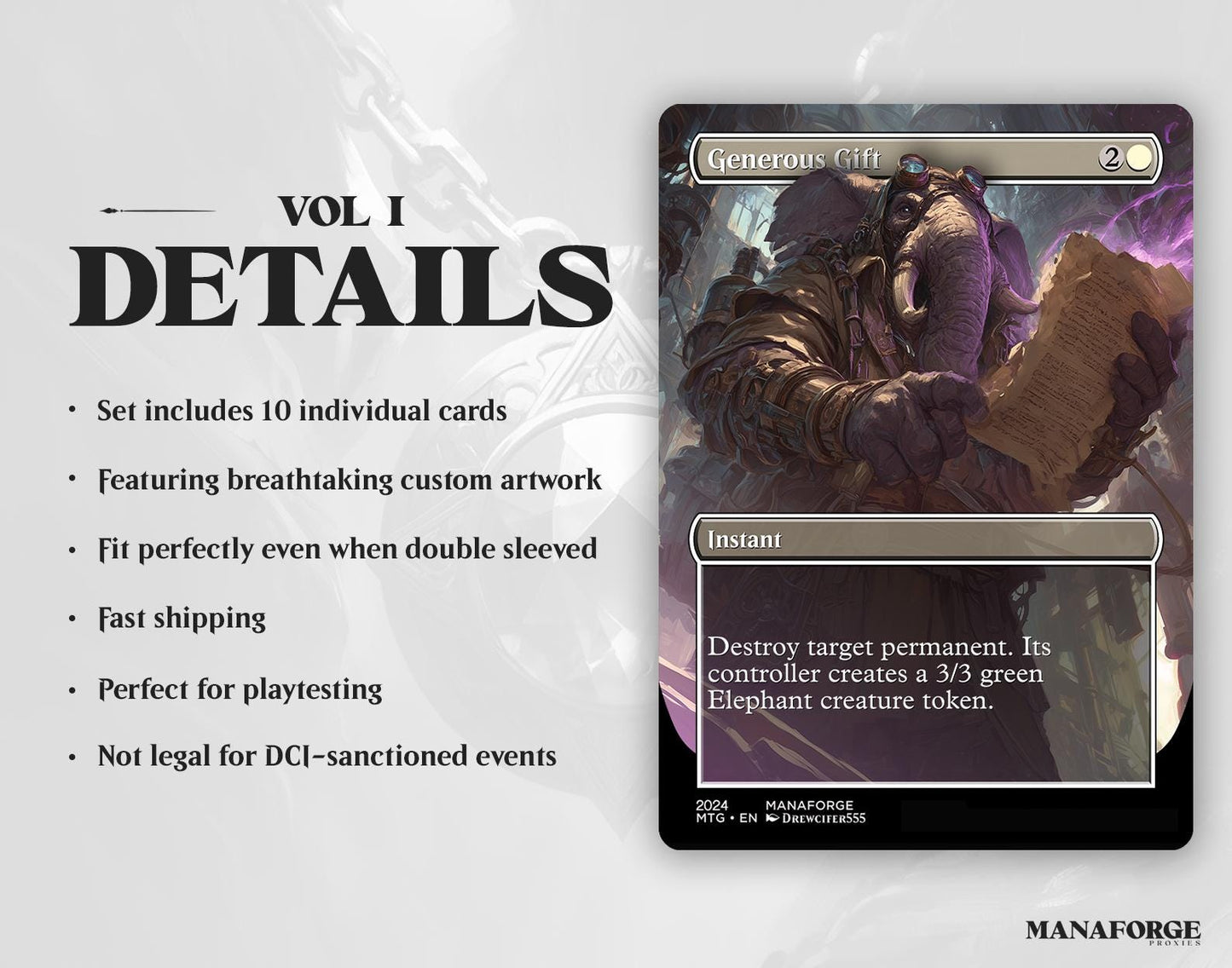 EDH White Staples Proxy Set Vol. 1 | Borderless Full Art MTG Commander Essentials (Akroma’s Will, Archangel of Thune, Wrath of God & More)