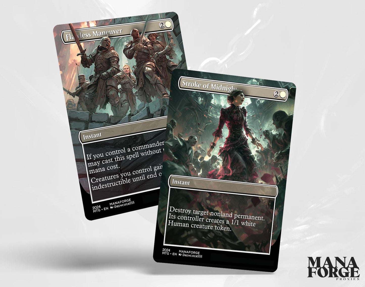 EDH White Staples Proxy Set Vol. 1 | Borderless Full Art MTG Commander Essentials (Akroma’s Will, Archangel of Thune, Wrath of God & More)