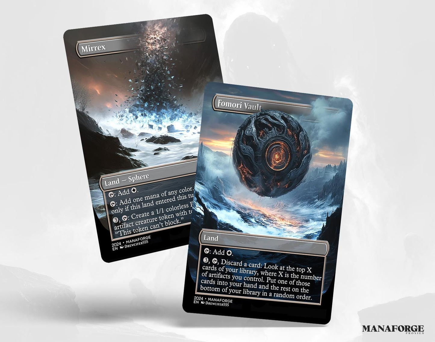 Borderless Utility Lands – Volume II | 10-Card Full-Art MTG Proxy Bundle – Inventor’s Fair, Command Beacon