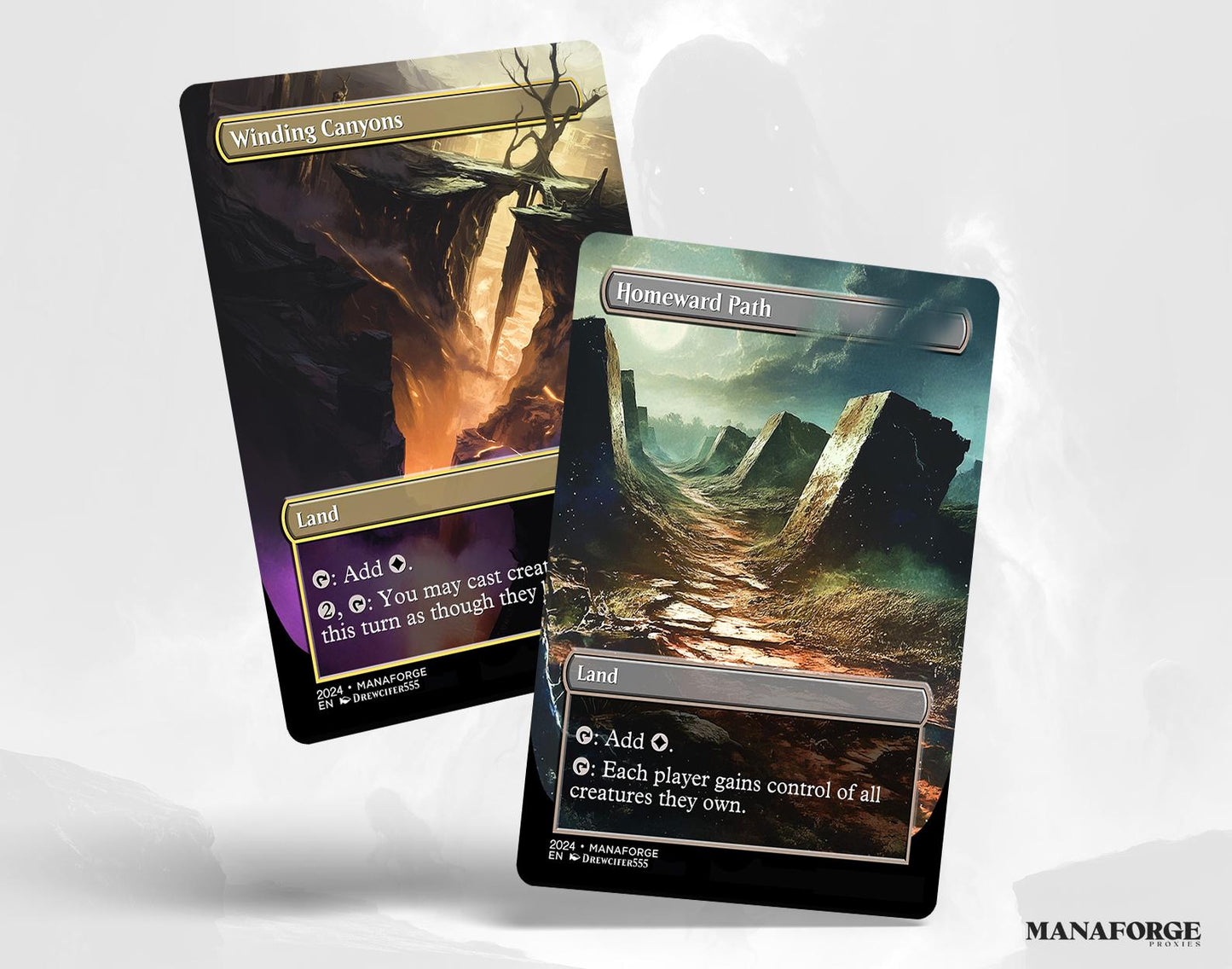 Borderless Utility Lands – Volume II | 10-Card Full-Art MTG Proxy Bundle – Inventor’s Fair, Command Beacon