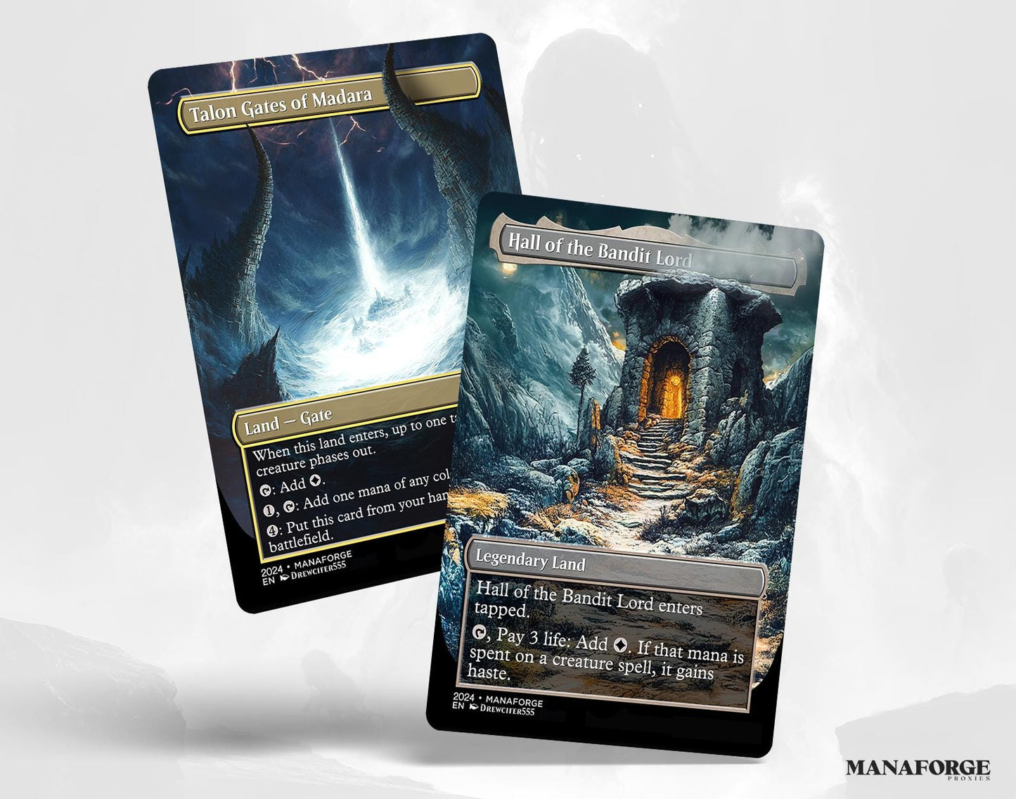 Borderless Utility Lands – Volume II | 10-Card Full-Art MTG Proxy Bundle – Inventor’s Fair, Command Beacon