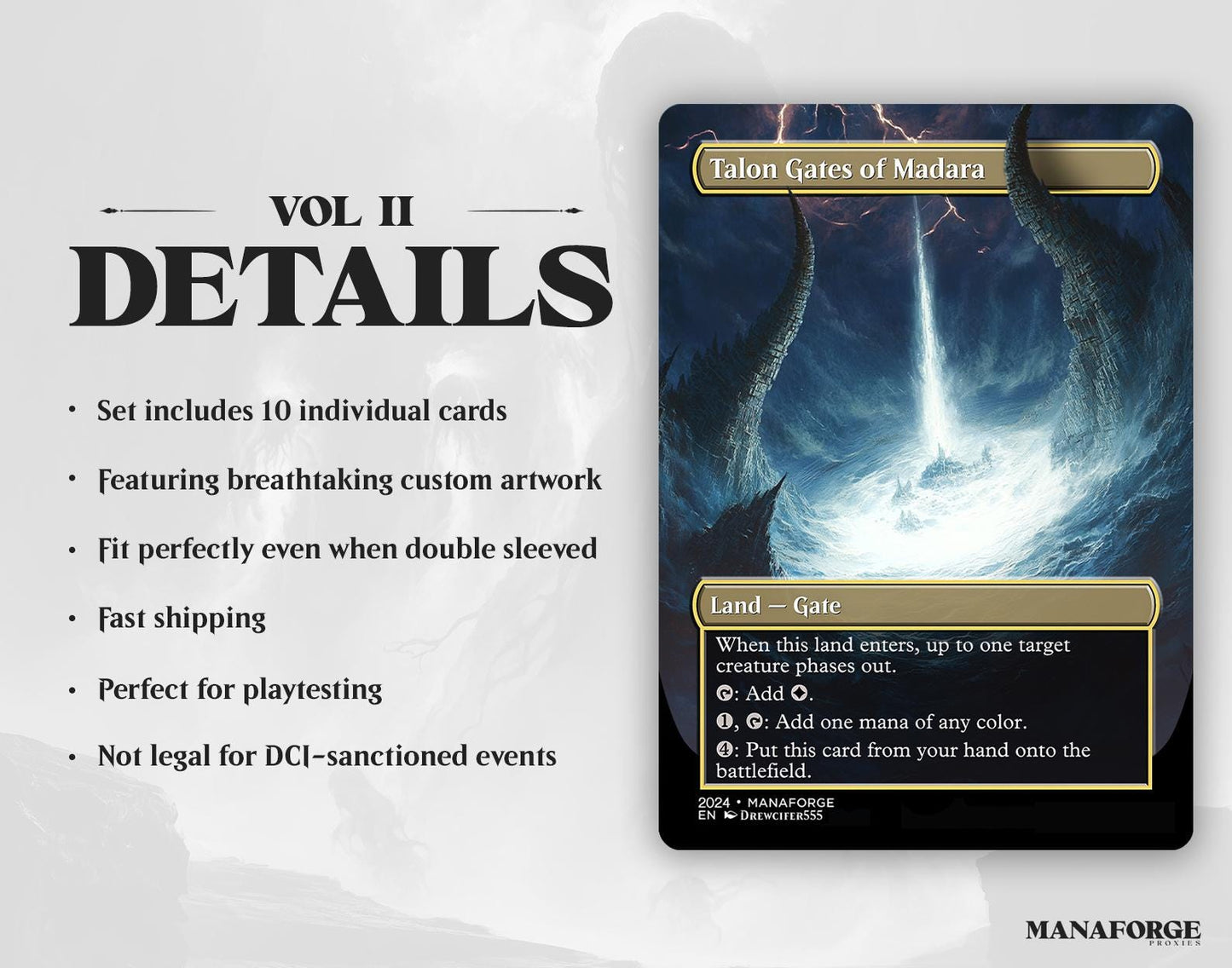 Borderless Utility Lands – Volume II | 10-Card Full-Art MTG Proxy Bundle – Inventor’s Fair, Command Beacon