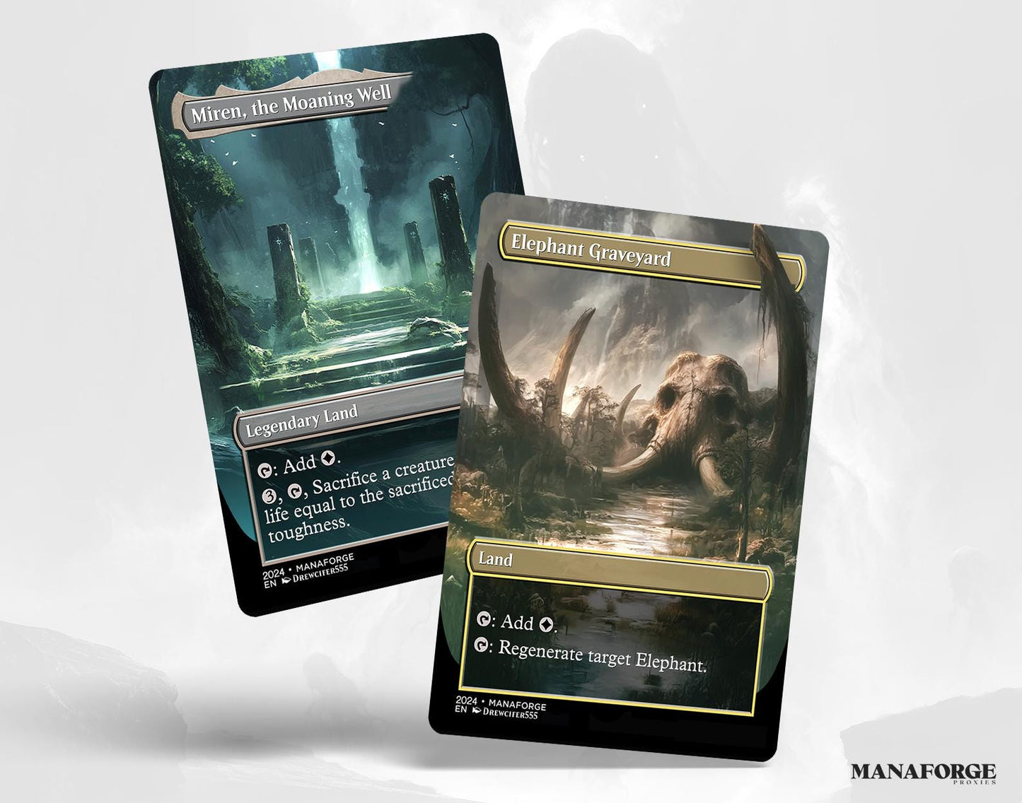 Borderless Utility Lands – Volume II | 10-Card Full-Art MTG Proxy Bundle – Inventor’s Fair, Command Beacon