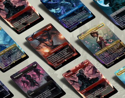 Final Fantasy Vol VII MTG proxy card pack by ManaForge