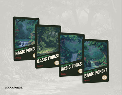 Retro NES Nicewinbro Basic Lands - Vol I