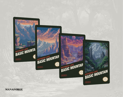 Retro NES Nicewinbro Basic Lands - Vol I