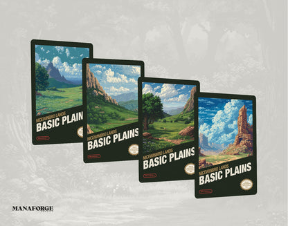 Retro NES Nicewinbro Basic Lands - Vol I