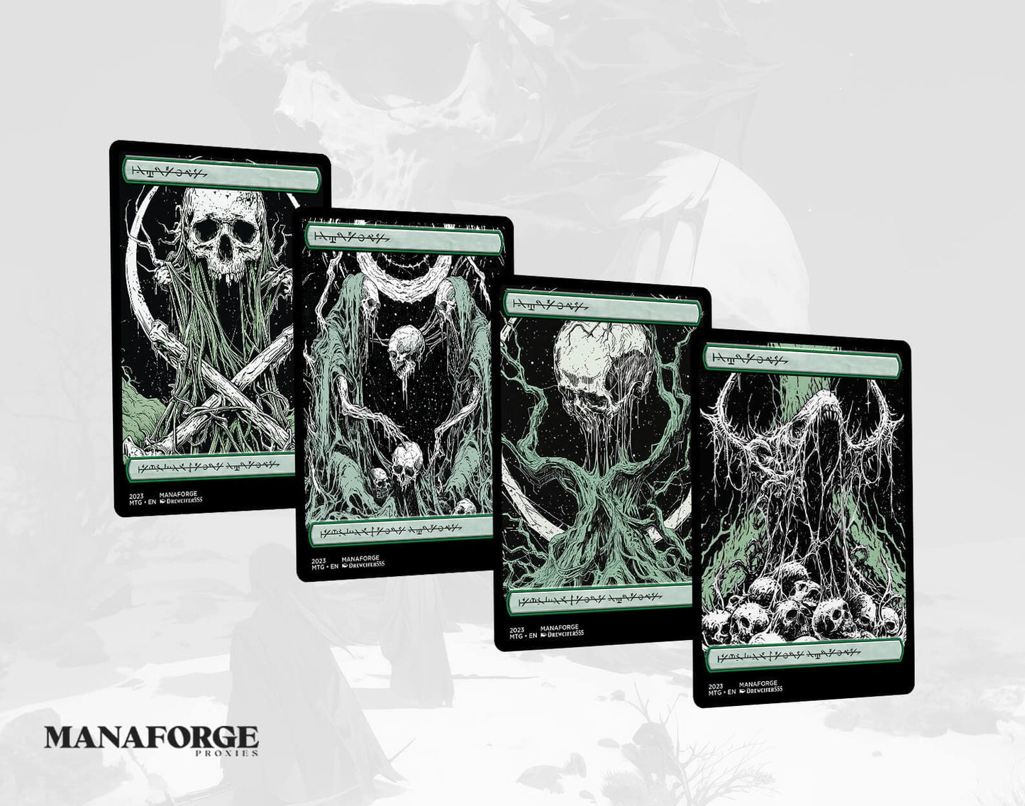 Deathcore Basic Lands - Vol II