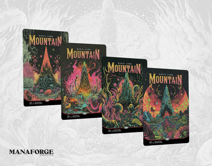 Psychedelic Concert Posters Basic Lands - Vol I