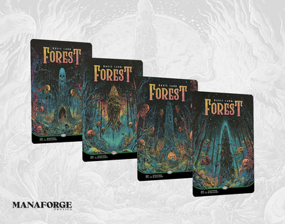 Psychedelic Concert Posters Basic Lands - Vol I