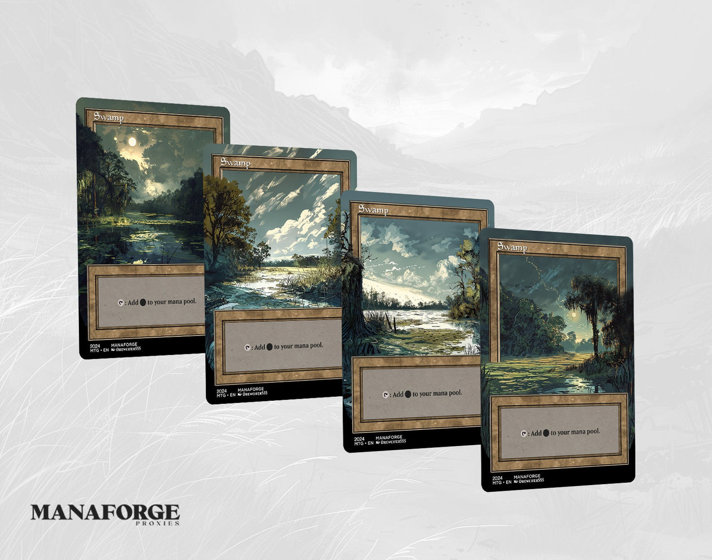 Modern Retro Basic Lands - Vol I