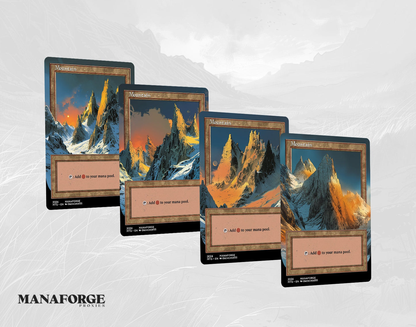 Modern Retro Basic Lands - Vol I