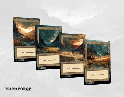 Modern Retro Basic Lands - Vol I