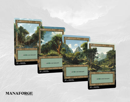 Modern Retro Basic Lands - Vol I