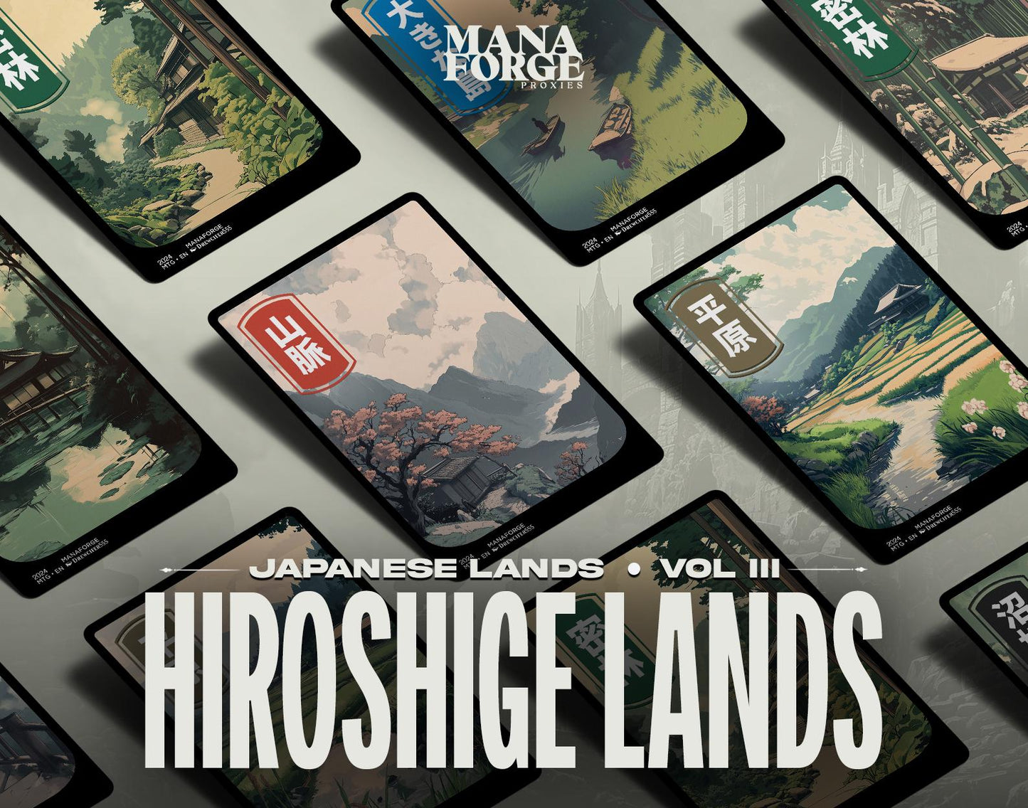 Utagawa Hiroshige Basic Lands - Vol III