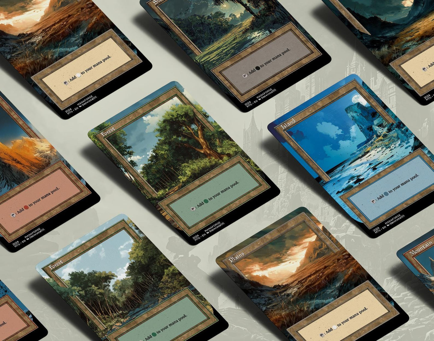 Modern Retro Basic Lands - Vol I
