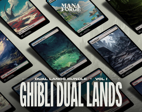 studio ghibli mtg cards Studio Ghibli Dual Lands - Vol I