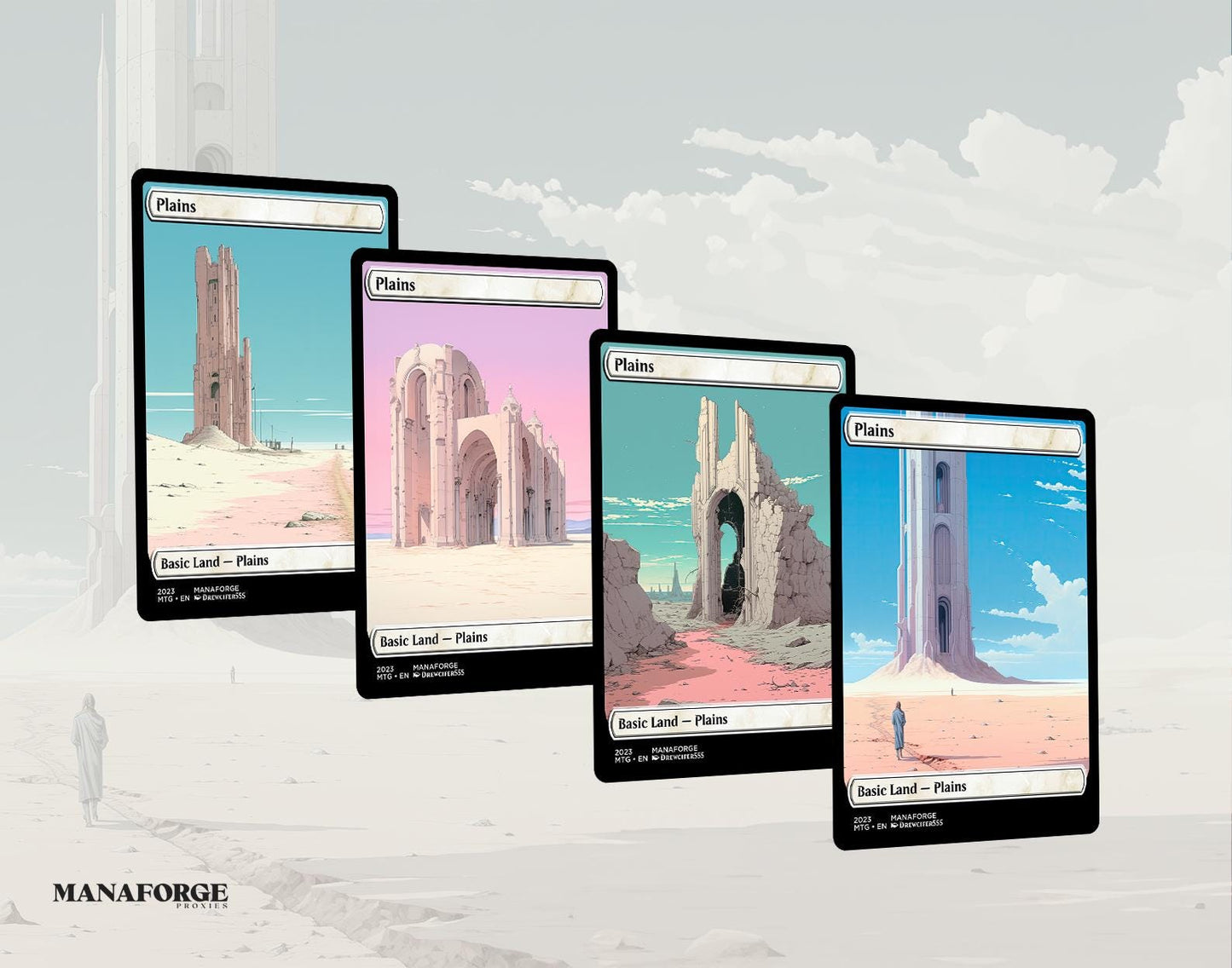 Pastels From Hell Basic Lands - Vol I