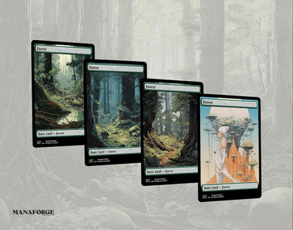 Pastels From Hell Basic Lands - Vol I