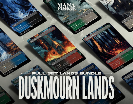 Duskmourn Borderless Lands - Vol I