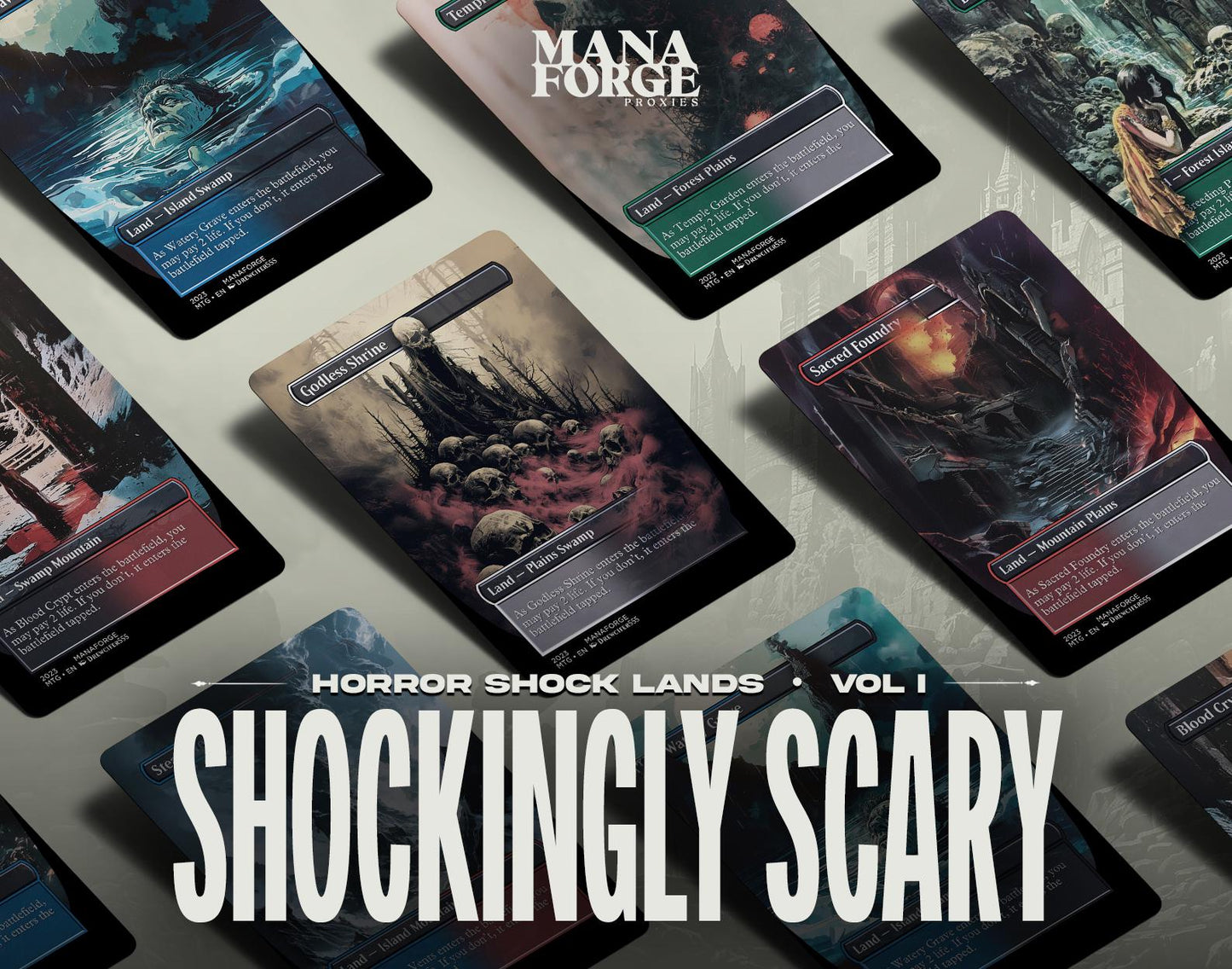 Shockingly Scary Shock Lands - Vol I