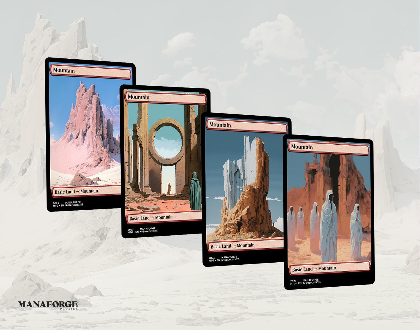 Pastels From Hell Basic Lands - Vol I