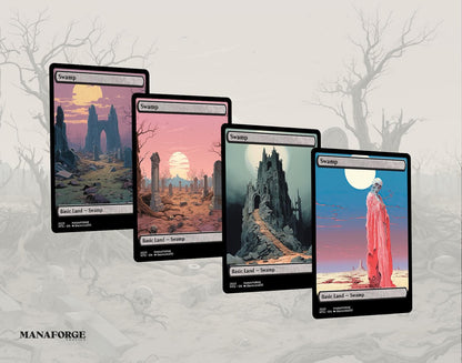 Pastels From Hell Basic Lands - Vol I