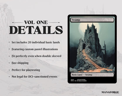 Pastels From Hell Basic Lands - Vol I