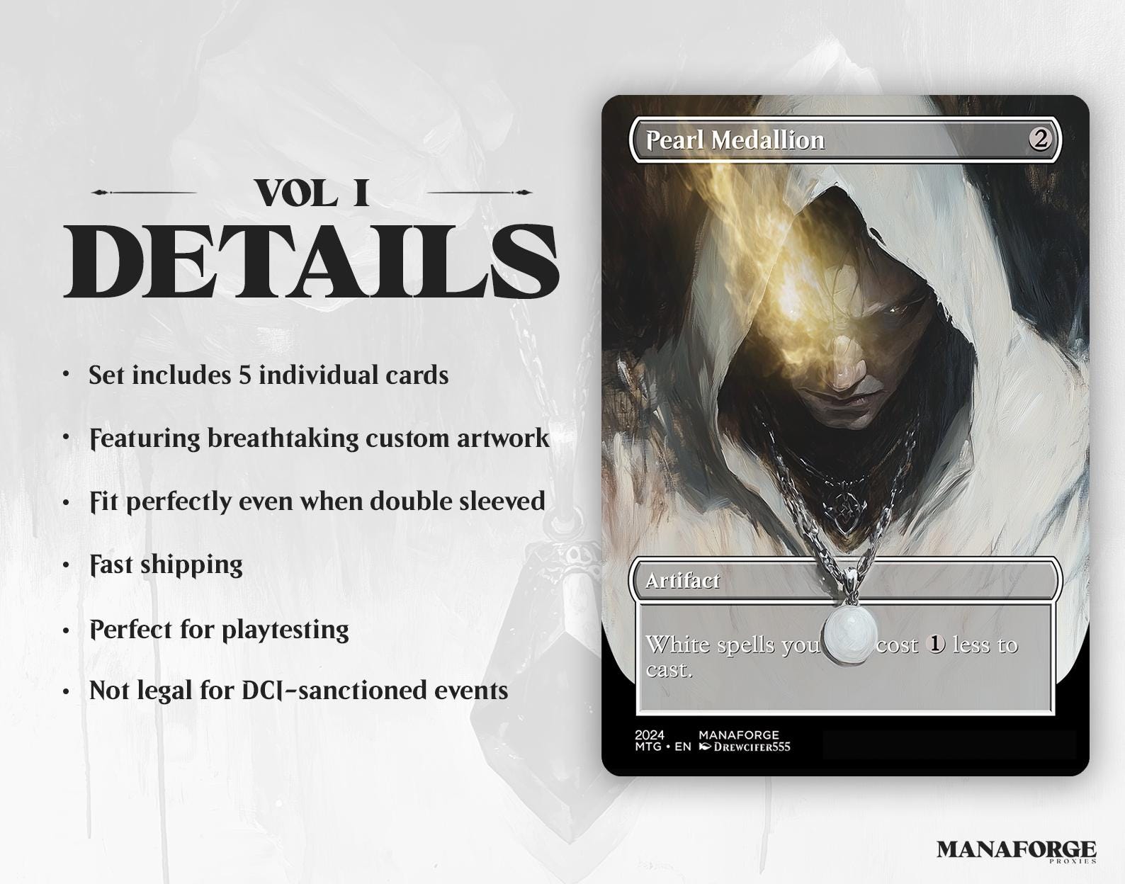 Arcane Medallions Mana Ramp - Vol I | MTG Proxy Cards ManaForge Proxies Arcane Medallions Mana Ramp - Vol I | MTG Proxy Cards ManaForge Proxies