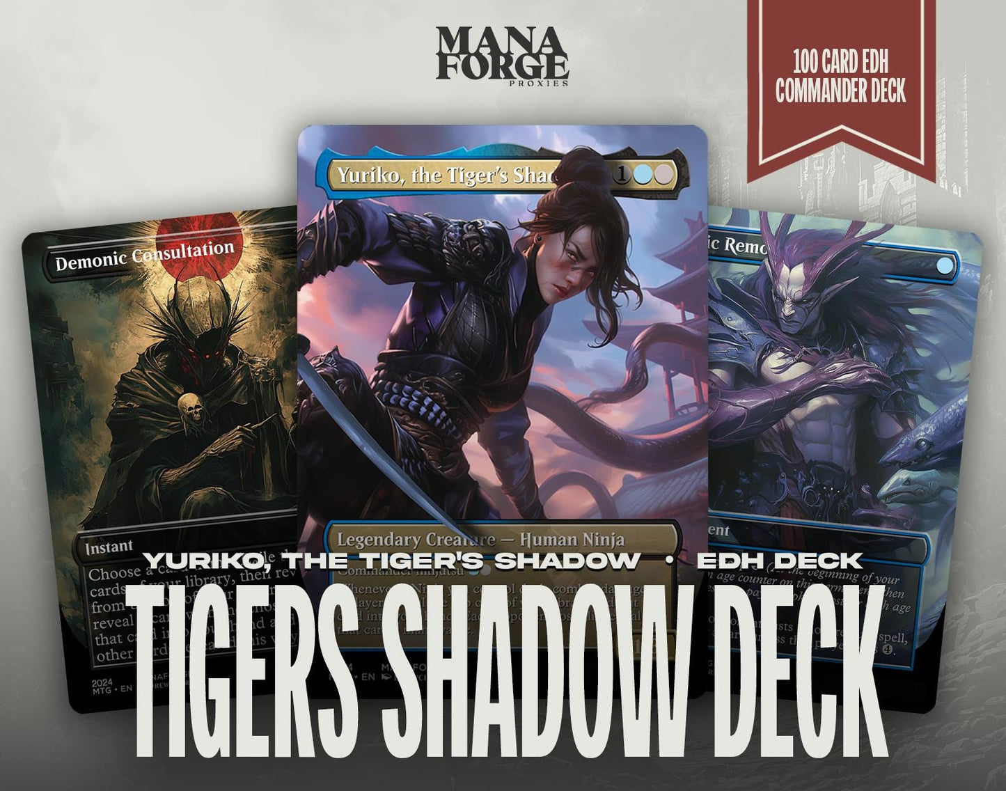 Yuriko, the Tiger's Shadow - Complete EDH Deck