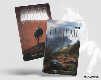 MTG Vintage Horror Novels Dual Lands Bundle | Full Art Custom Magic the Gathering Proxies Volume Two