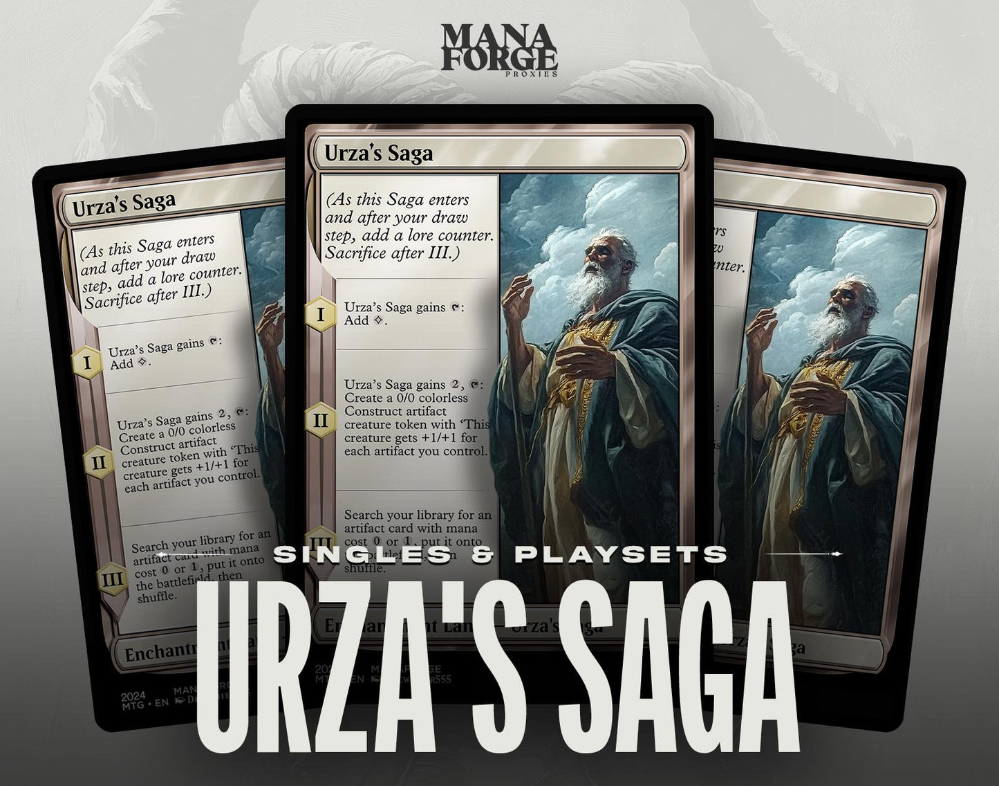 Urza's Saga Proxy – Custom Art MTG Card for Commander | Singles or Playset Options Available