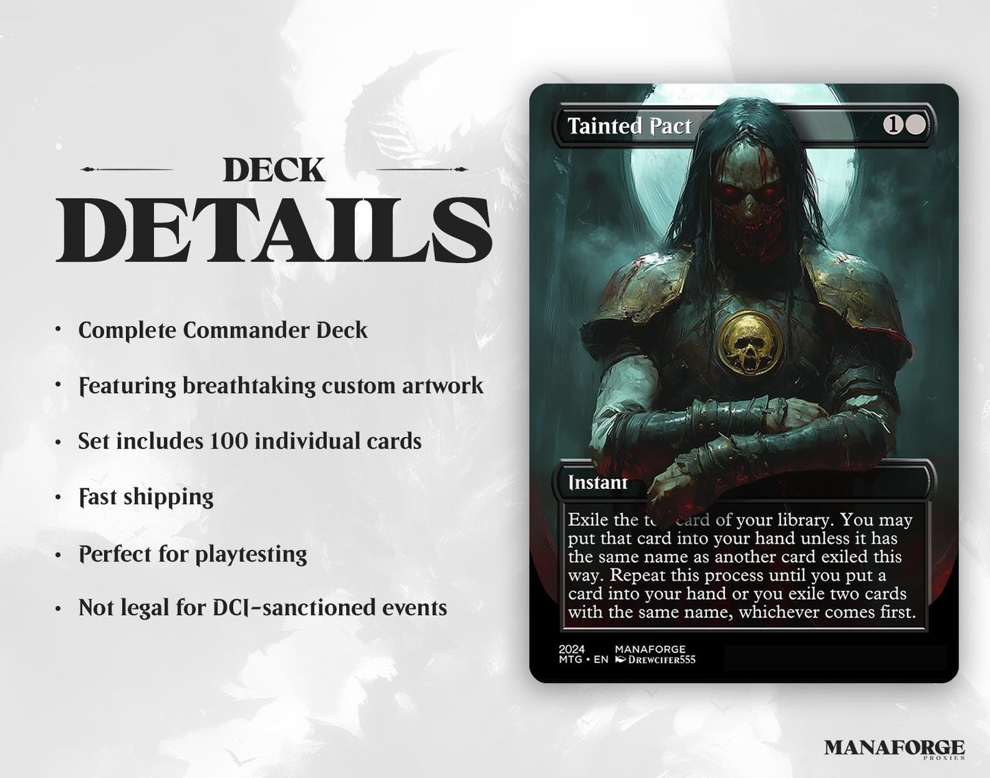 Yuriko, the Tiger's Shadow - Complete EDH Deck